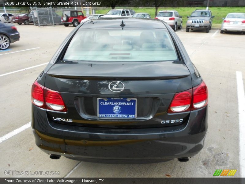 Smoky Granite Mica / Light Gray 2008 Lexus GS 350