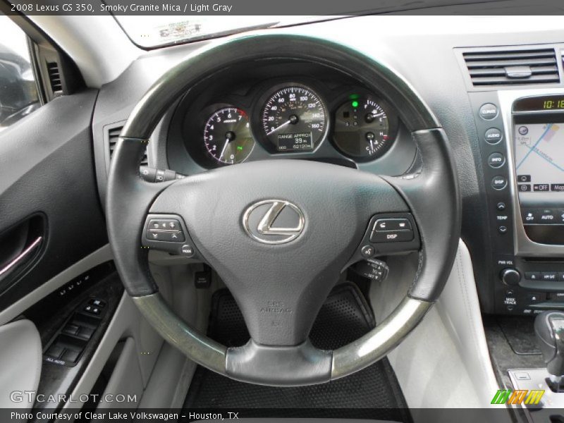 Smoky Granite Mica / Light Gray 2008 Lexus GS 350