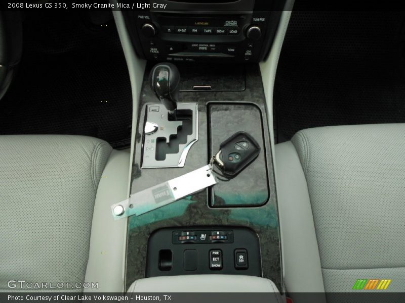 Smoky Granite Mica / Light Gray 2008 Lexus GS 350
