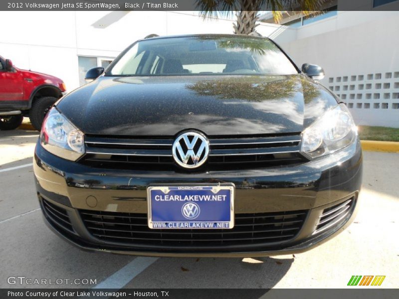 Black / Titan Black 2012 Volkswagen Jetta SE SportWagen