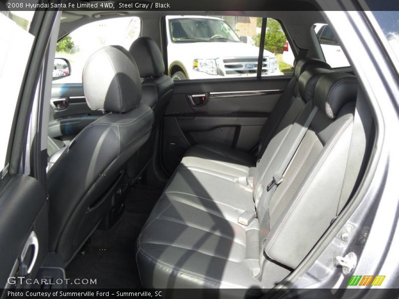 Steel Gray / Black 2008 Hyundai Santa Fe Limited 4WD