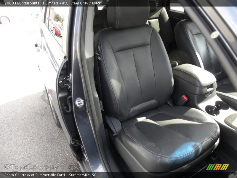 Steel Gray / Black 2008 Hyundai Santa Fe Limited 4WD