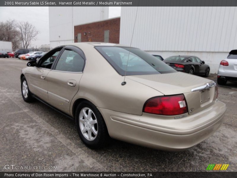 Harvest Gold Metallic / Medium Parchment 2001 Mercury Sable LS Sedan