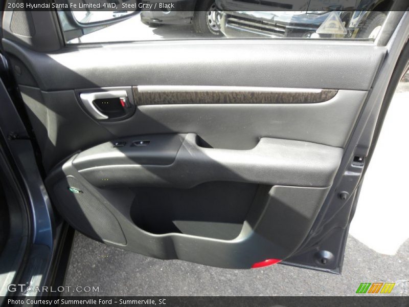 Steel Gray / Black 2008 Hyundai Santa Fe Limited 4WD
