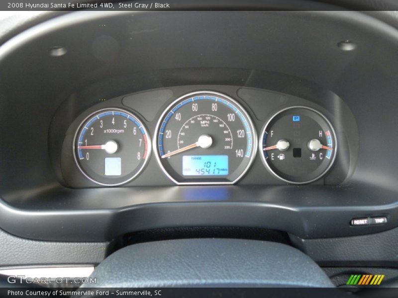  2008 Santa Fe Limited 4WD Limited 4WD Gauges