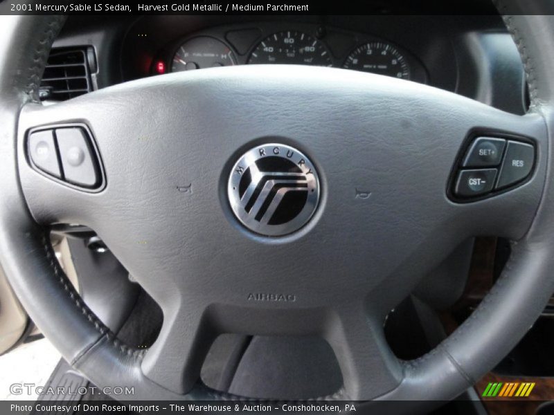 Harvest Gold Metallic / Medium Parchment 2001 Mercury Sable LS Sedan
