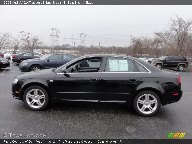  2008 A4 2.0T quattro S-Line Sedan Brilliant Black