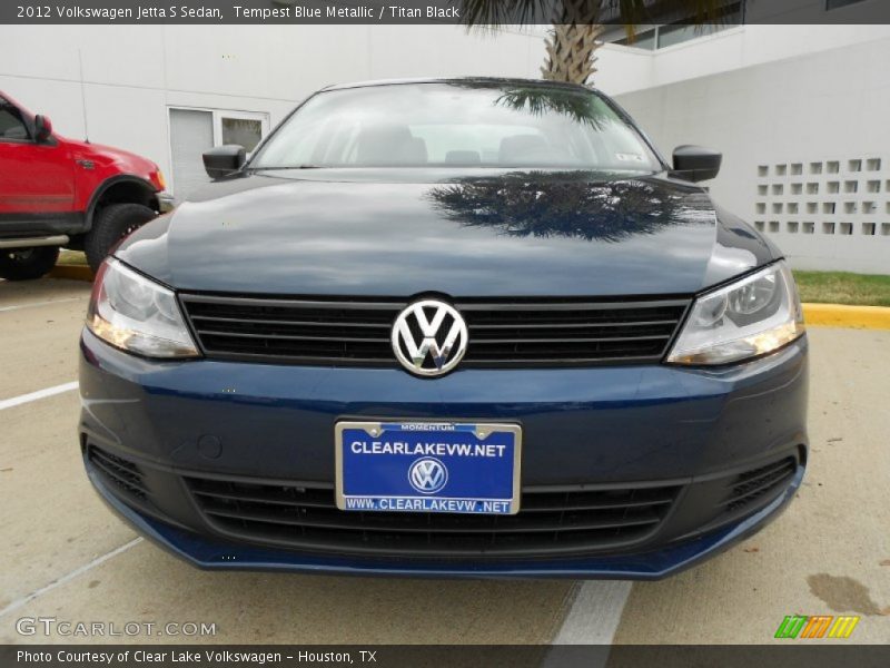 Tempest Blue Metallic / Titan Black 2012 Volkswagen Jetta S Sedan
