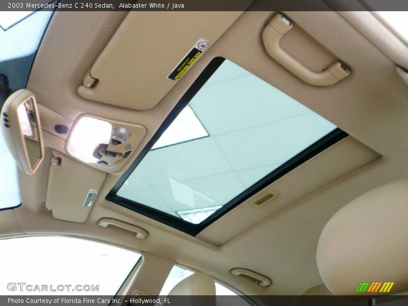 Alabaster White / Java 2003 Mercedes-Benz C 240 Sedan