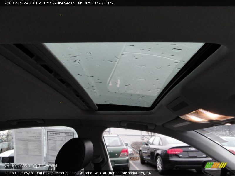 Brilliant Black / Black 2008 Audi A4 2.0T quattro S-Line Sedan