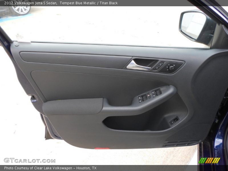 Tempest Blue Metallic / Titan Black 2012 Volkswagen Jetta S Sedan
