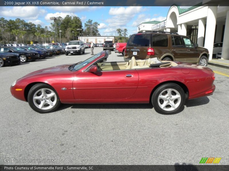  2000 XK XK8 Convertible Carnival Red