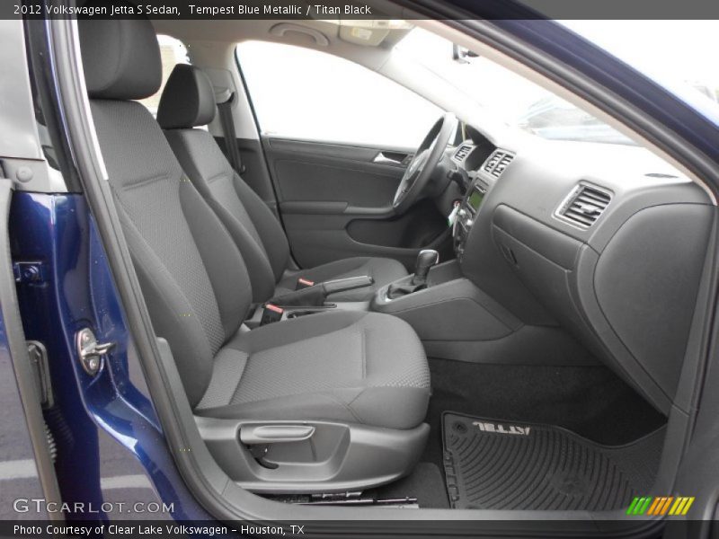 Tempest Blue Metallic / Titan Black 2012 Volkswagen Jetta S Sedan