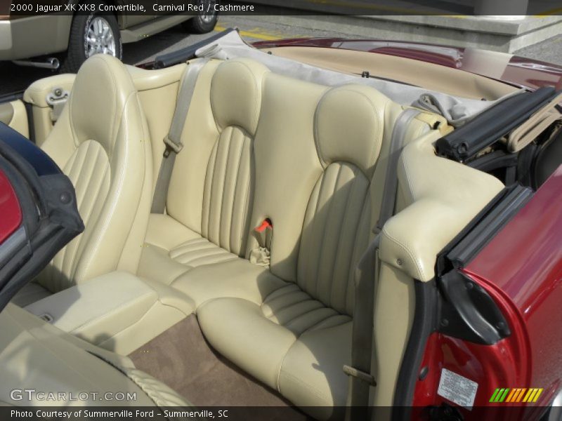 Rear Seat of 2000 XK XK8 Convertible