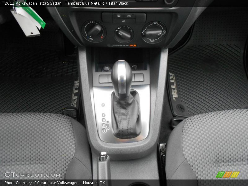 Tempest Blue Metallic / Titan Black 2012 Volkswagen Jetta S Sedan