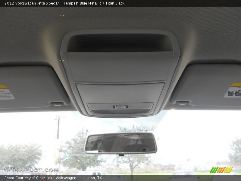 Tempest Blue Metallic / Titan Black 2012 Volkswagen Jetta S Sedan