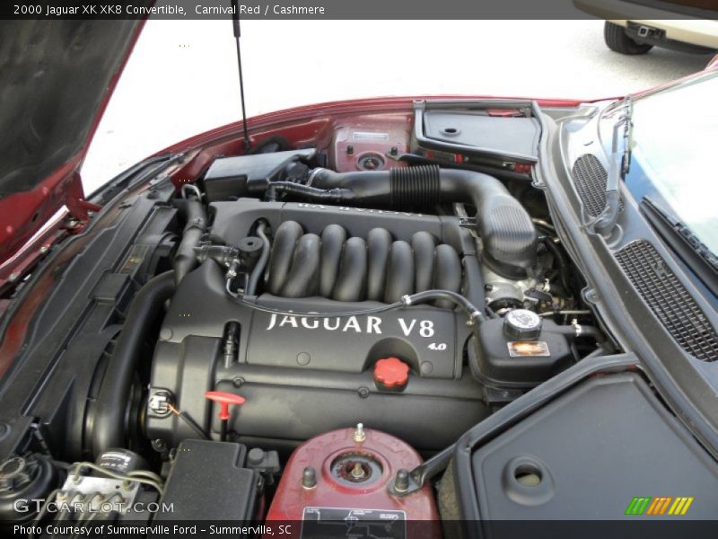  2000 XK XK8 Convertible Engine - 4.0 Liter DOHC 32-Valve V8