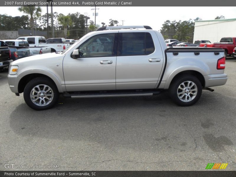 Pueblo Gold Metallic / Camel 2007 Ford Explorer Sport Trac Limited 4x4