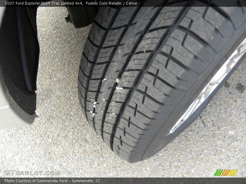 Pueblo Gold Metallic / Camel 2007 Ford Explorer Sport Trac Limited 4x4