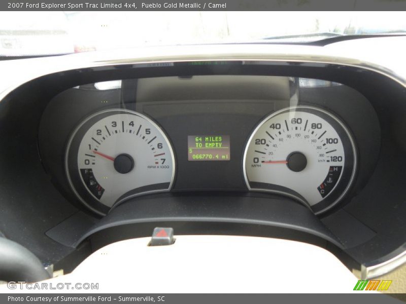 Pueblo Gold Metallic / Camel 2007 Ford Explorer Sport Trac Limited 4x4