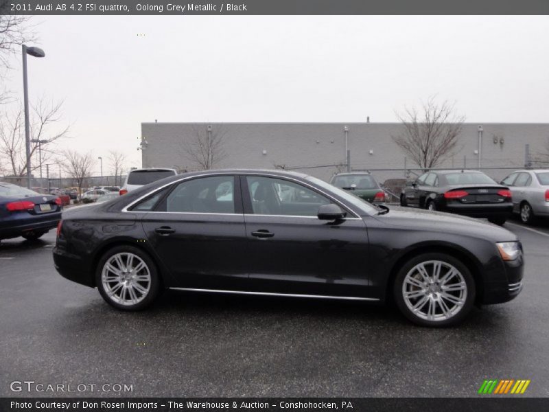 Oolong Grey Metallic / Black 2011 Audi A8 4.2 FSI quattro