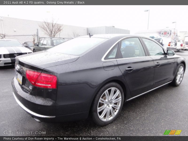 Oolong Grey Metallic / Black 2011 Audi A8 4.2 FSI quattro