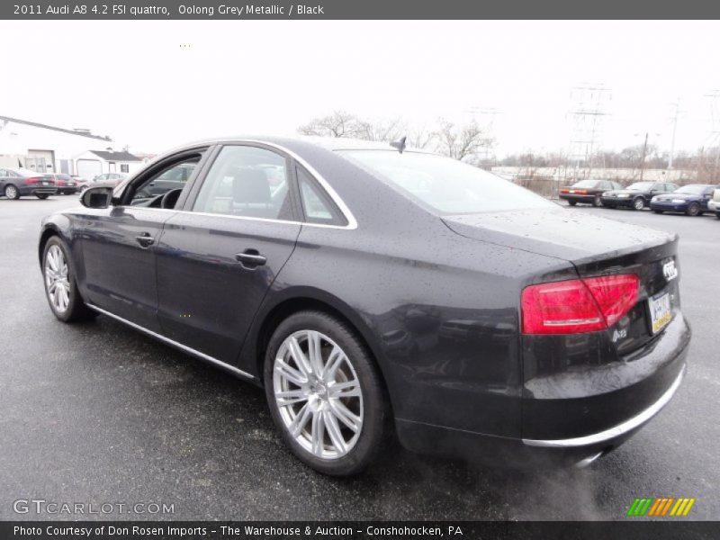 Oolong Grey Metallic / Black 2011 Audi A8 4.2 FSI quattro