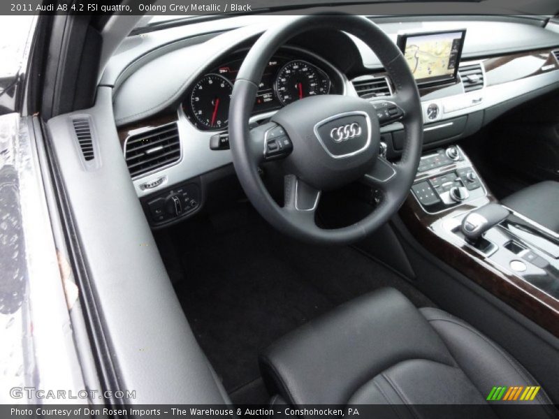 Oolong Grey Metallic / Black 2011 Audi A8 4.2 FSI quattro