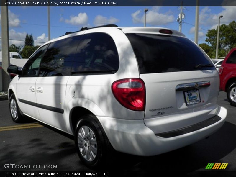 Stone White / Medium Slate Gray 2007 Chrysler Town & Country