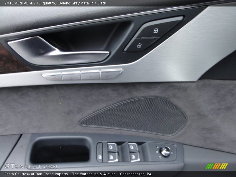 Oolong Grey Metallic / Black 2011 Audi A8 4.2 FSI quattro