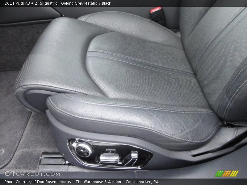 Oolong Grey Metallic / Black 2011 Audi A8 4.2 FSI quattro