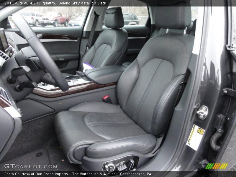 Oolong Grey Metallic / Black 2011 Audi A8 4.2 FSI quattro