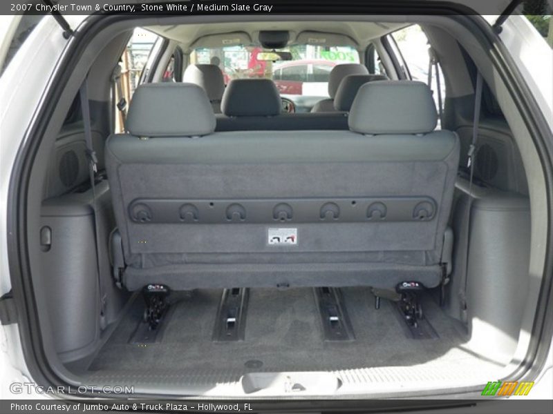 Stone White / Medium Slate Gray 2007 Chrysler Town & Country
