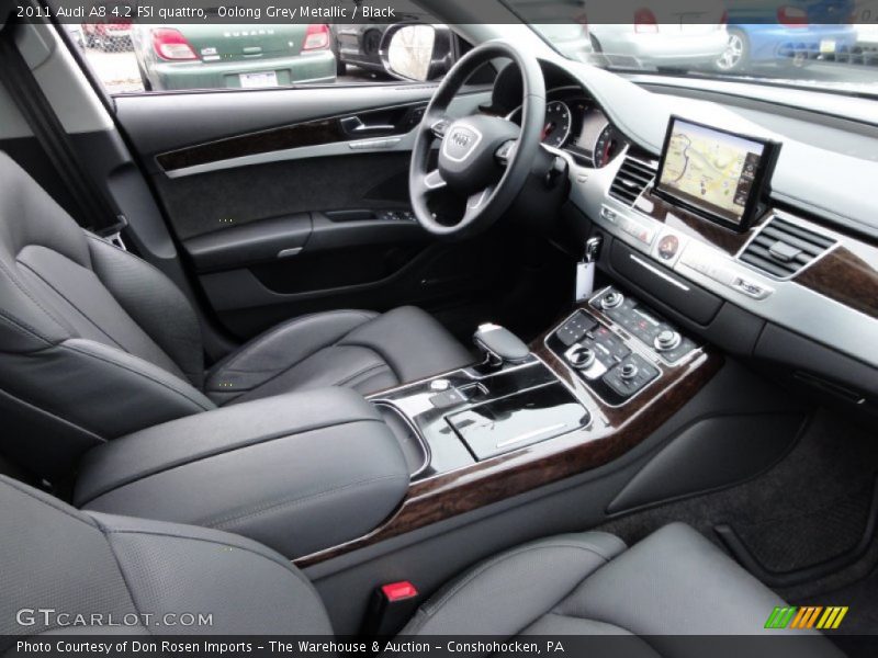 Oolong Grey Metallic / Black 2011 Audi A8 4.2 FSI quattro