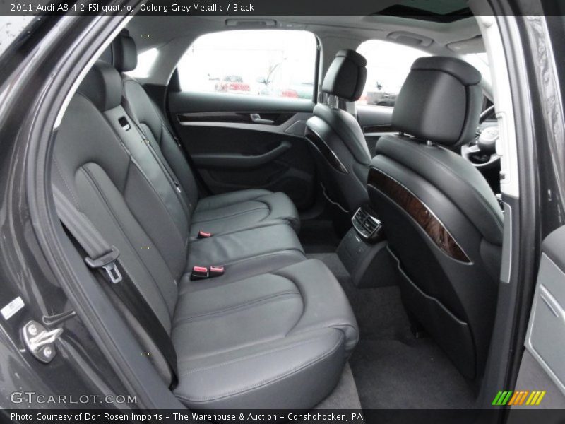 Oolong Grey Metallic / Black 2011 Audi A8 4.2 FSI quattro