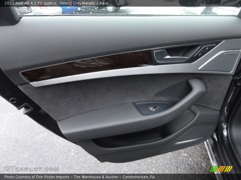 Oolong Grey Metallic / Black 2011 Audi A8 4.2 FSI quattro