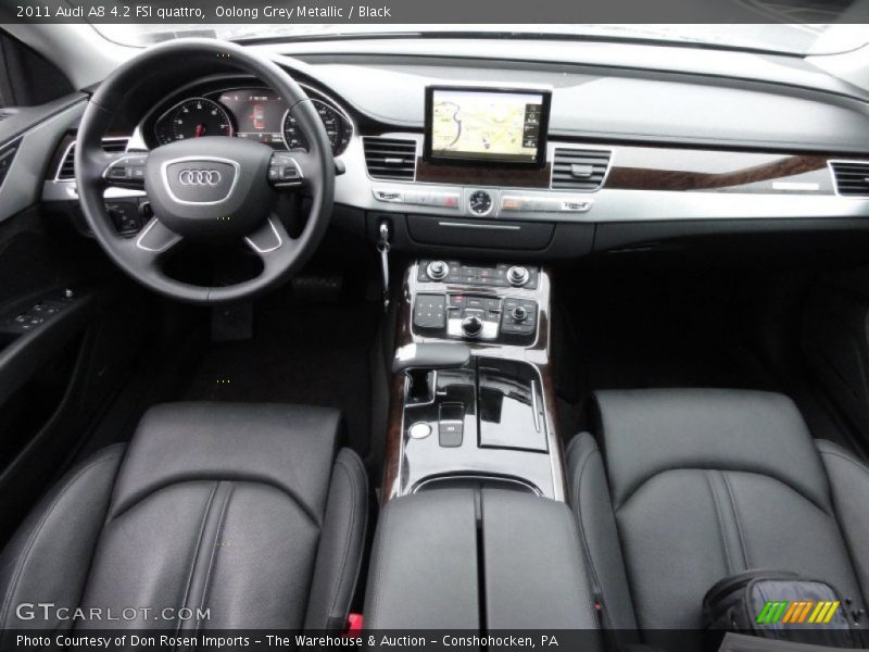 Oolong Grey Metallic / Black 2011 Audi A8 4.2 FSI quattro