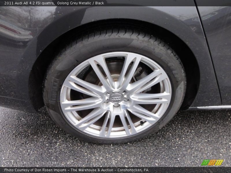 Oolong Grey Metallic / Black 2011 Audi A8 4.2 FSI quattro