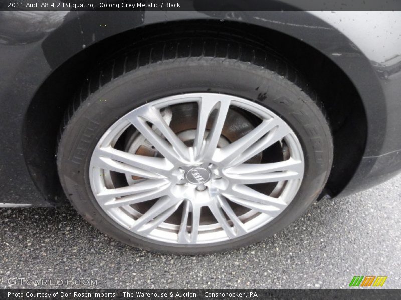 Oolong Grey Metallic / Black 2011 Audi A8 4.2 FSI quattro