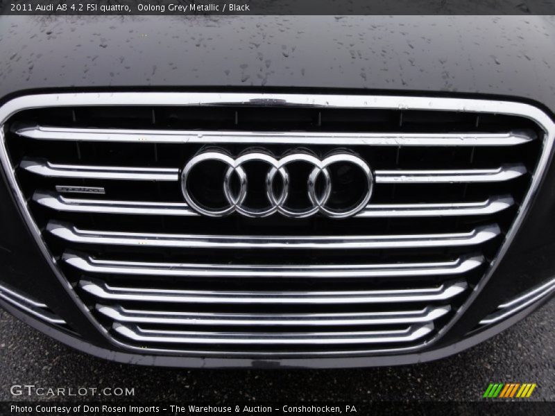 Oolong Grey Metallic / Black 2011 Audi A8 4.2 FSI quattro