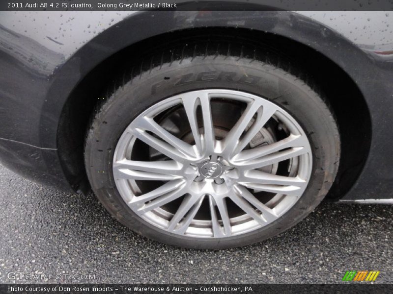 Oolong Grey Metallic / Black 2011 Audi A8 4.2 FSI quattro