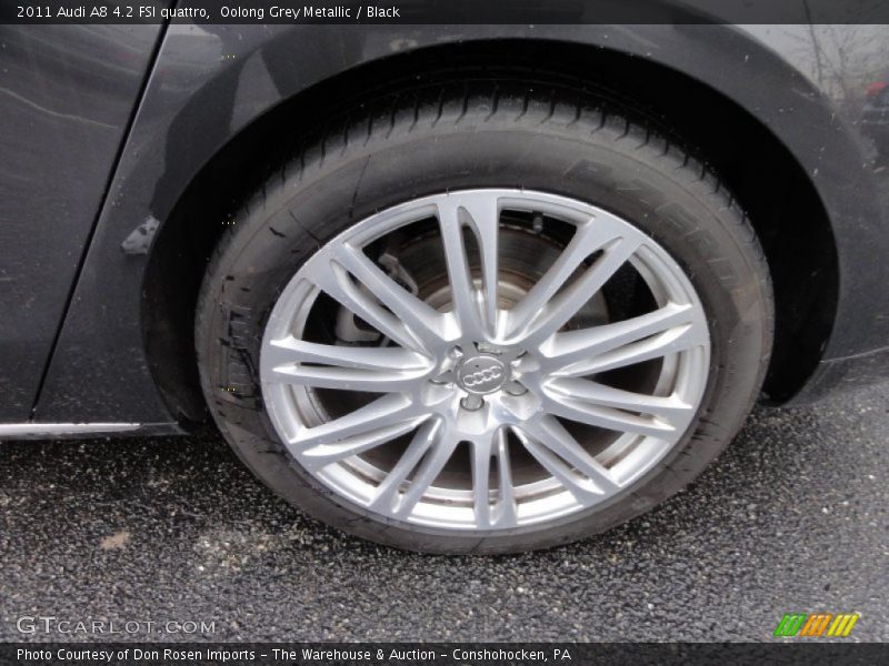 Oolong Grey Metallic / Black 2011 Audi A8 4.2 FSI quattro