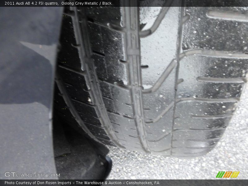 Oolong Grey Metallic / Black 2011 Audi A8 4.2 FSI quattro