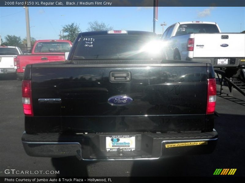Black / Medium Flint Grey 2008 Ford F150 XL Regular Cab