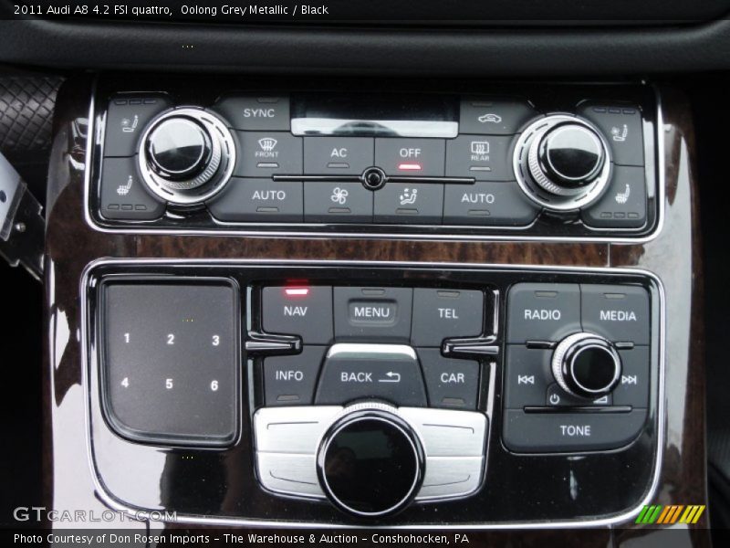 Oolong Grey Metallic / Black 2011 Audi A8 4.2 FSI quattro