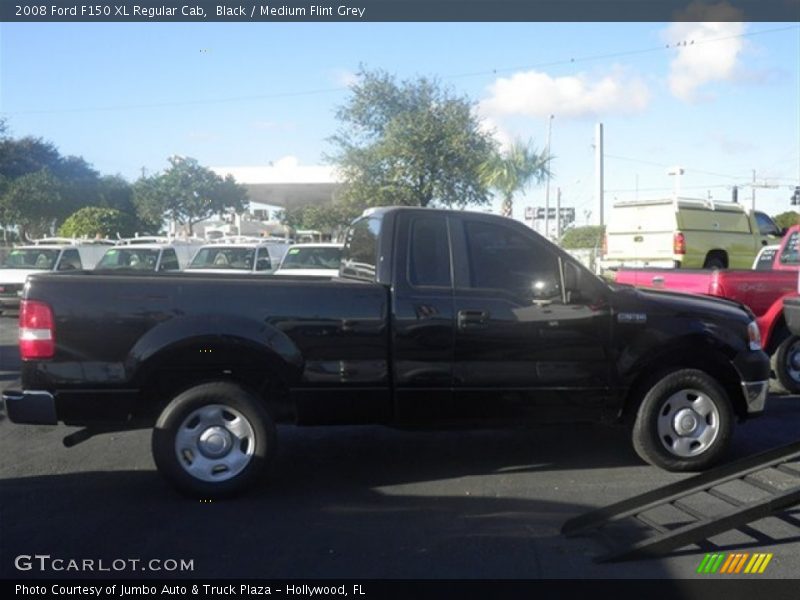 Black / Medium Flint Grey 2008 Ford F150 XL Regular Cab