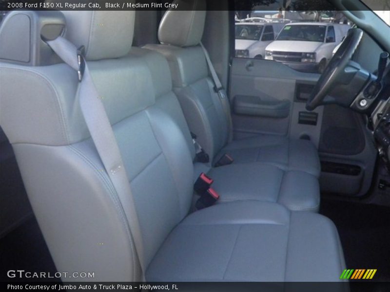 Black / Medium Flint Grey 2008 Ford F150 XL Regular Cab