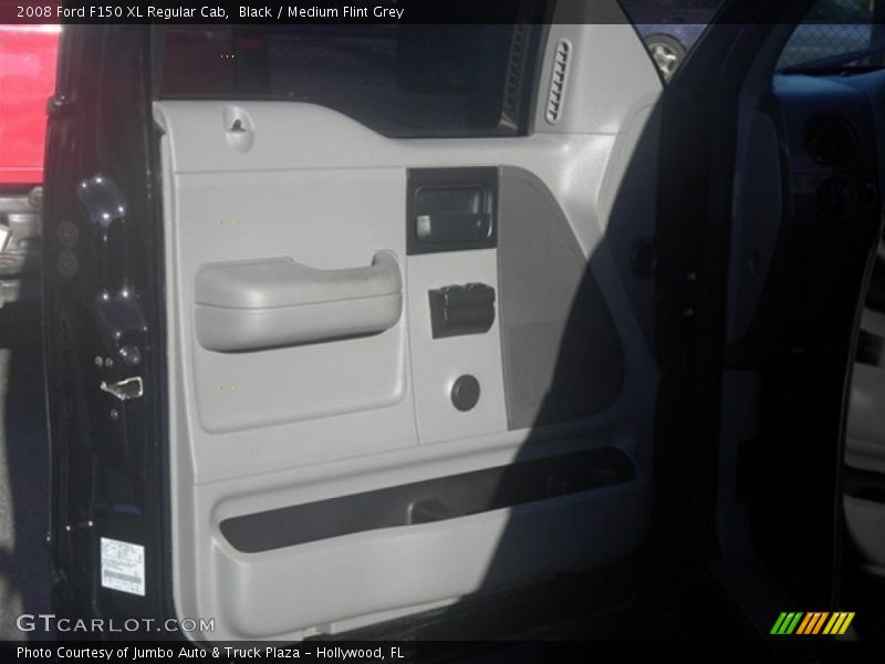 Black / Medium Flint Grey 2008 Ford F150 XL Regular Cab
