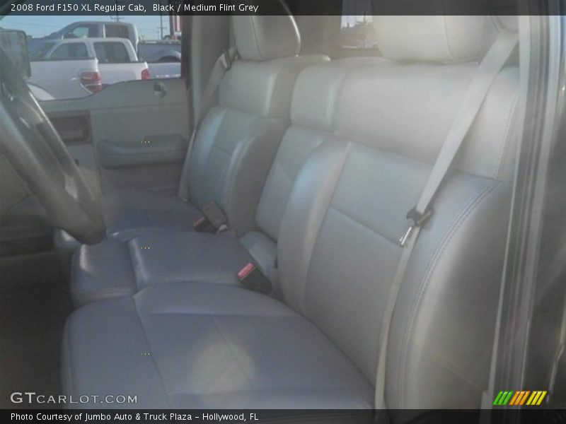 Black / Medium Flint Grey 2008 Ford F150 XL Regular Cab