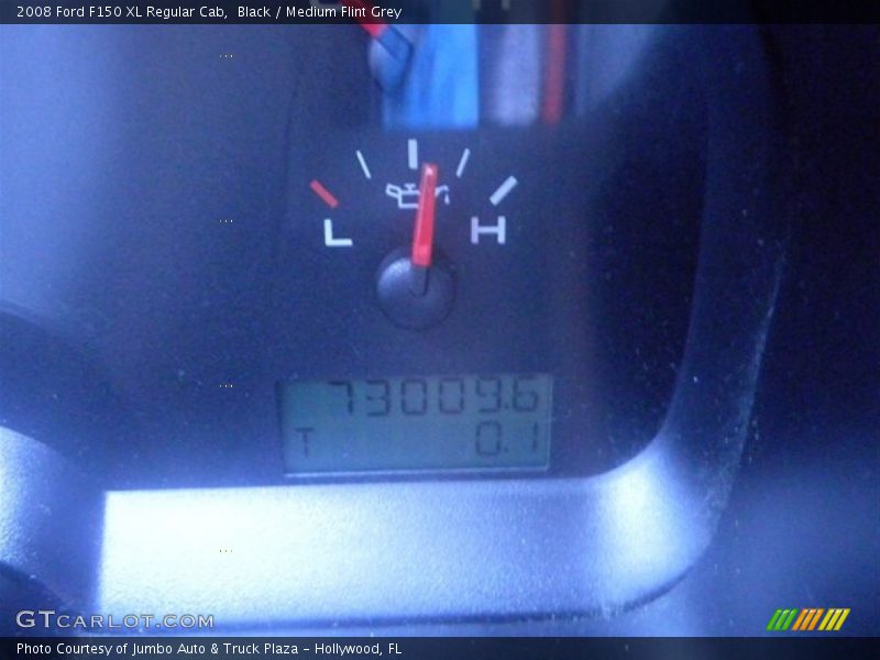 Black / Medium Flint Grey 2008 Ford F150 XL Regular Cab